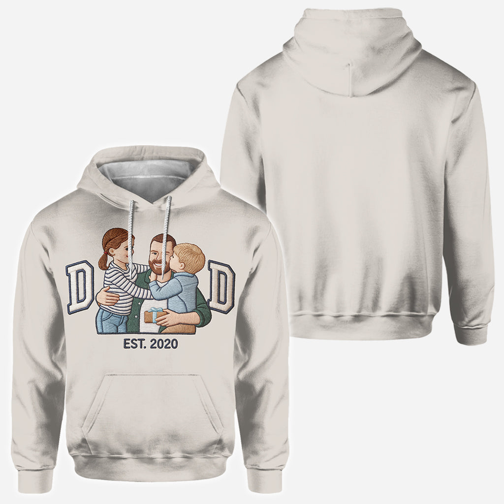 Dad Established - Personalized Father All Over Shirt