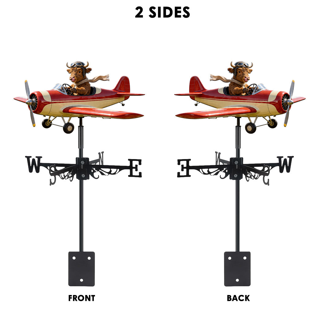 Farmer Must-have Item, Highland Cow, Chicken,... - Personalized Farmer Weather Vane