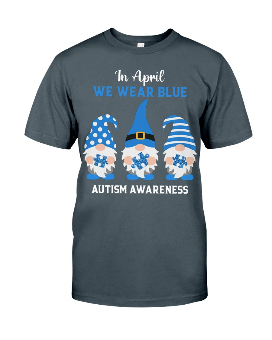 In April We Wear Blue - Autism Awareness T-shirt and Hoodie 0921