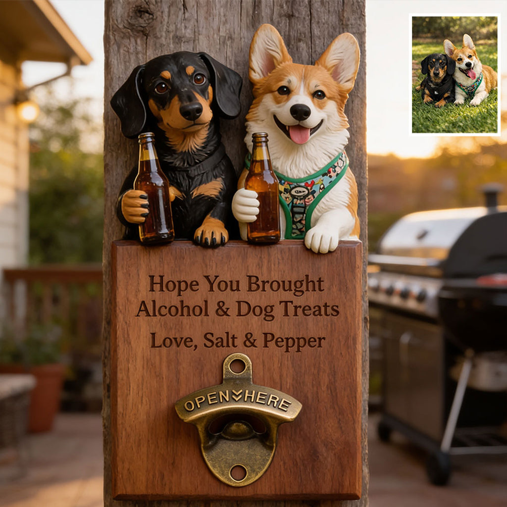 Cheers & Treats - Personalized Beer Wall Bottle Opener