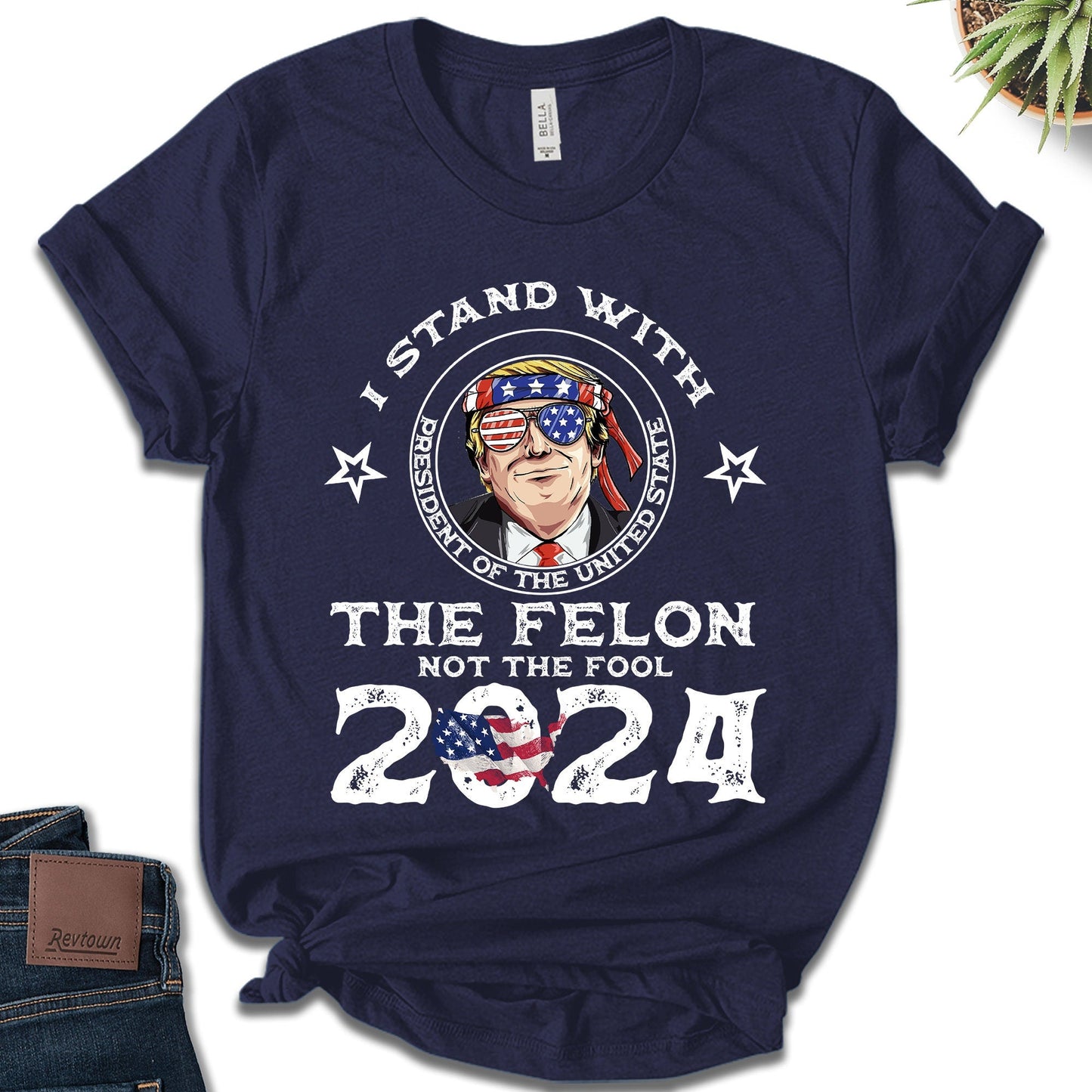 I'm Voting For The Convicted FeI0n T-Shirt, Patriotic Vote Shirt, Election Day Tee, Funny Political Shirt, American Tee T-shirt & Hoodie