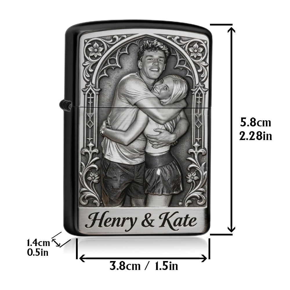 Custom Any Photo - Personalized Couple Lighter