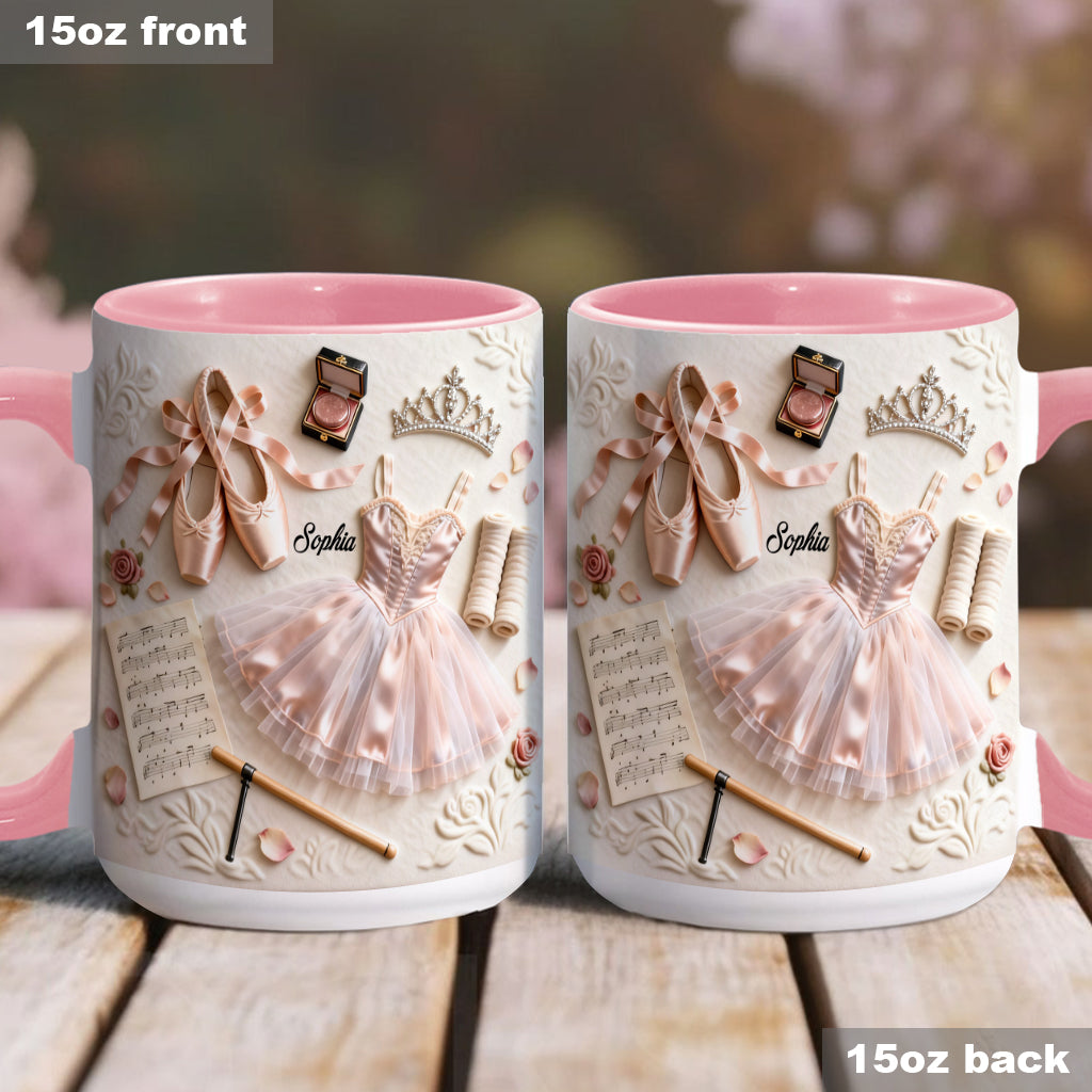 Love Ballet - Personalized Ballet Accent Mug & Coaster