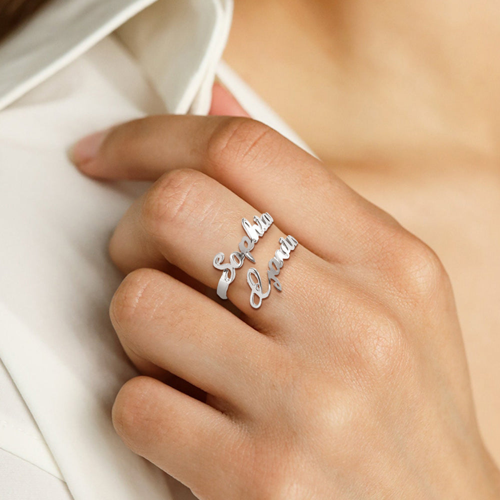 Double Name S925 Silver - Personalized Double Name S925 Silver