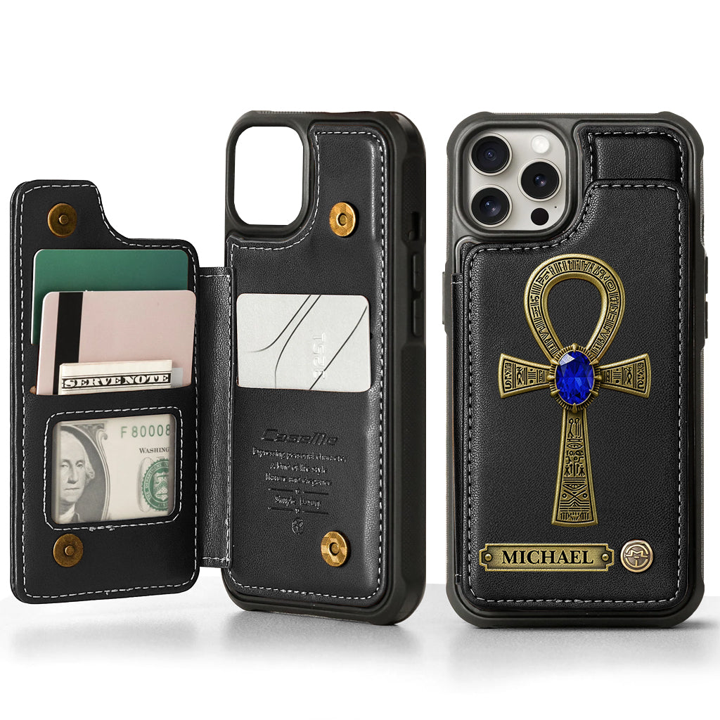 Ancient Egypt - Personalized Ancient Egypt Wallet Phone Case
