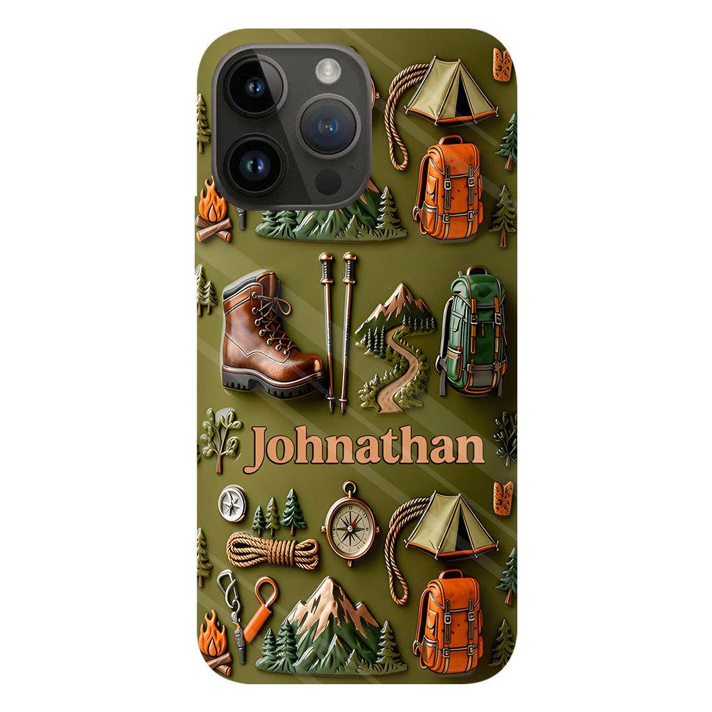 Hiking Makes Me Happy - Personalized Hiking Full Print Phone Case