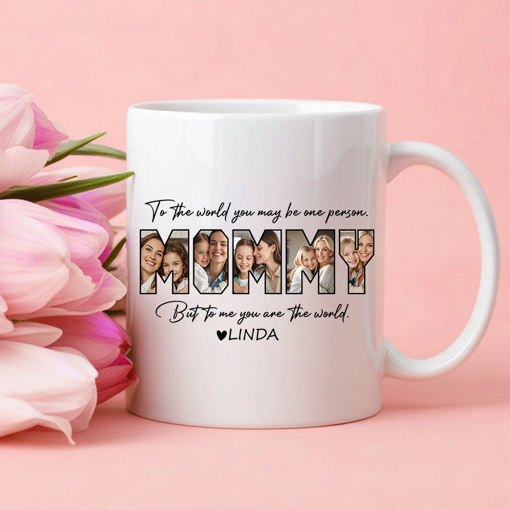 Customized Mother's Day Photo Mug – Personalized Ceramic Cup