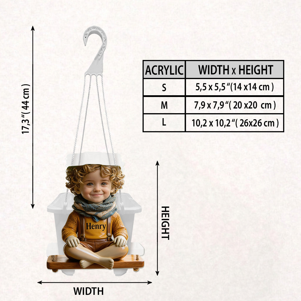 Little Bloom Swing - Personalized Kid Hanging Pot