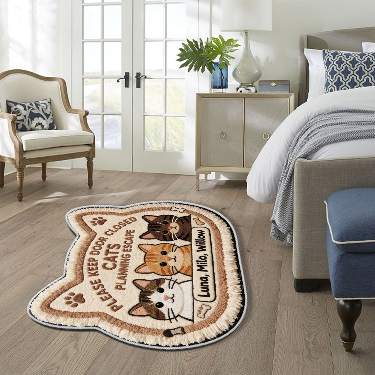 Custom Any Photo - Personalized Cat Non-Slip Tufted Rug