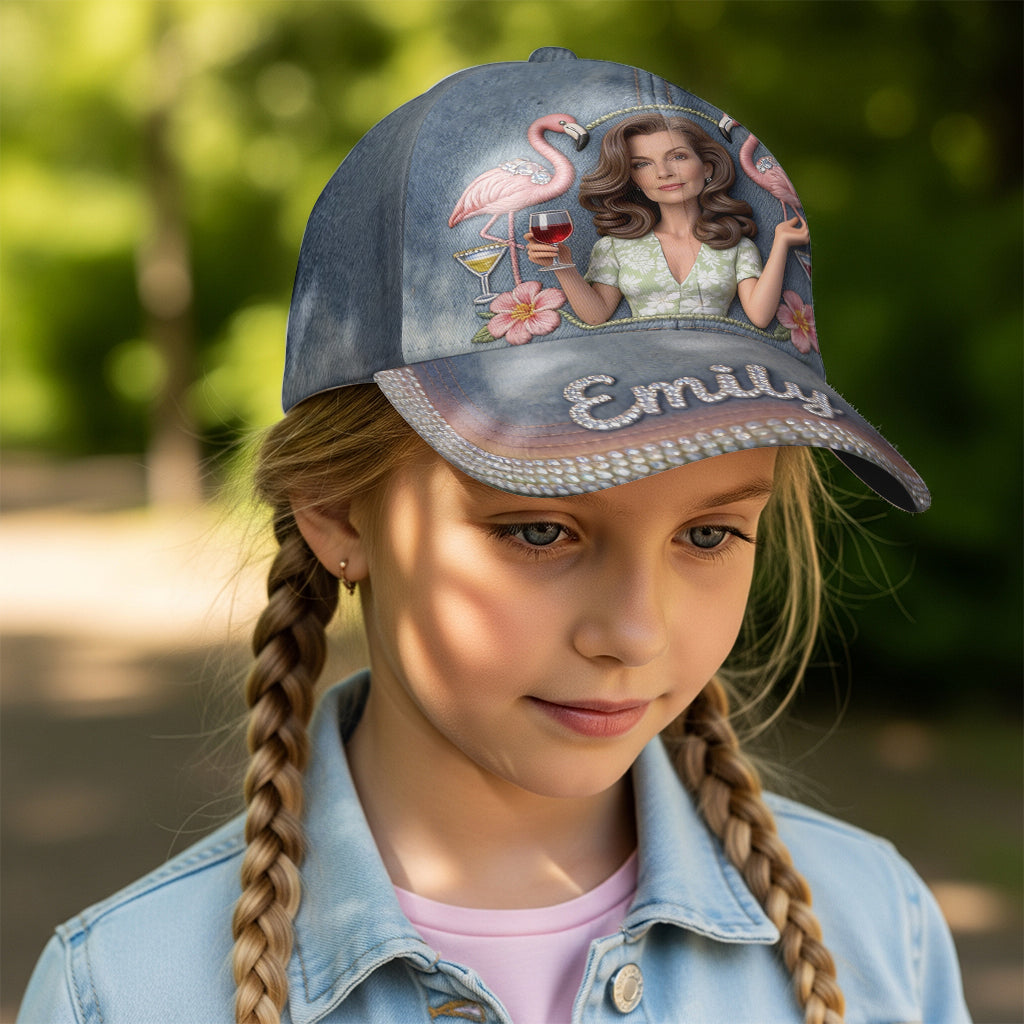 Custom Any Photo - Personalized Flamingo Classic Cap