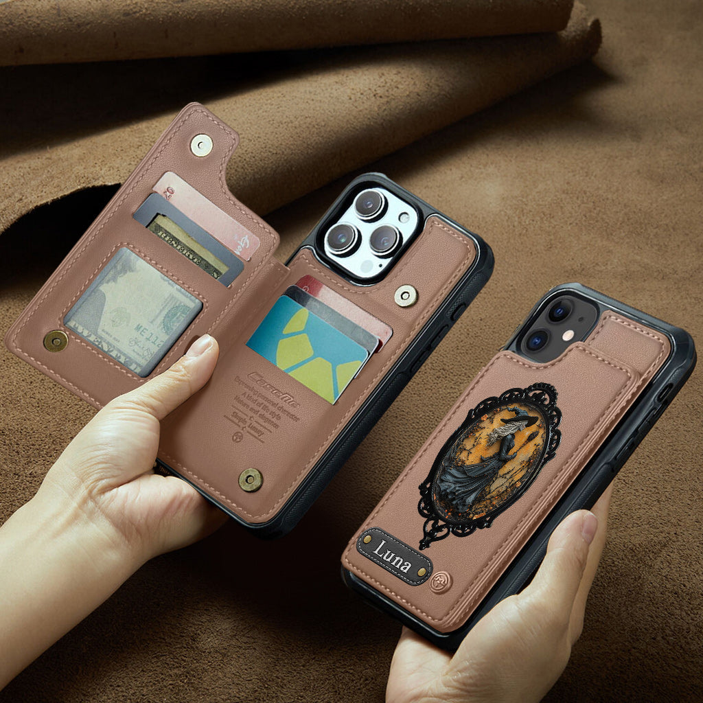 Beautiful Witches - Personalized Witch Wallet Phone Case