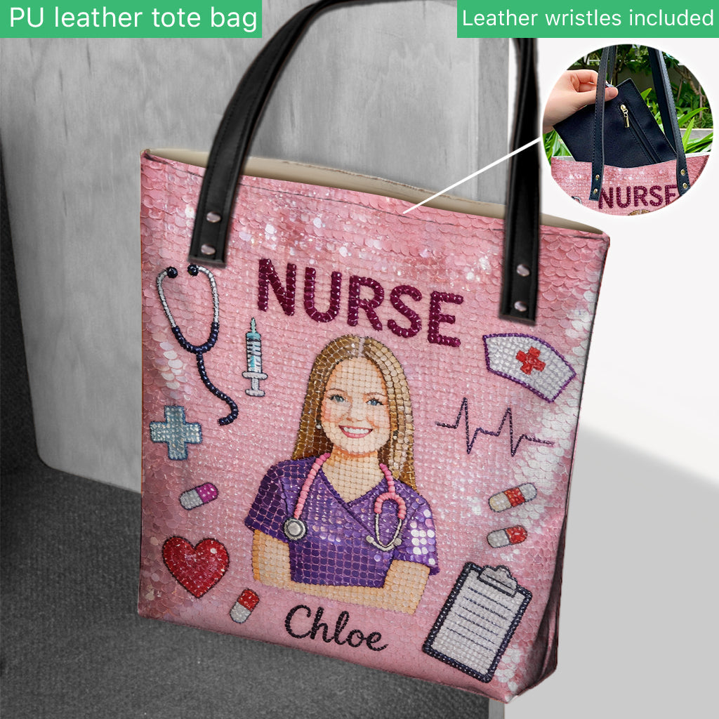 Beautiful Nurse - Personalized Nurse Tote Bag