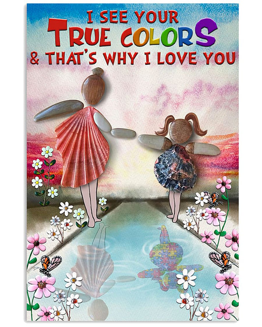 Autism Awareness I See Your True Colors - Poster 0921