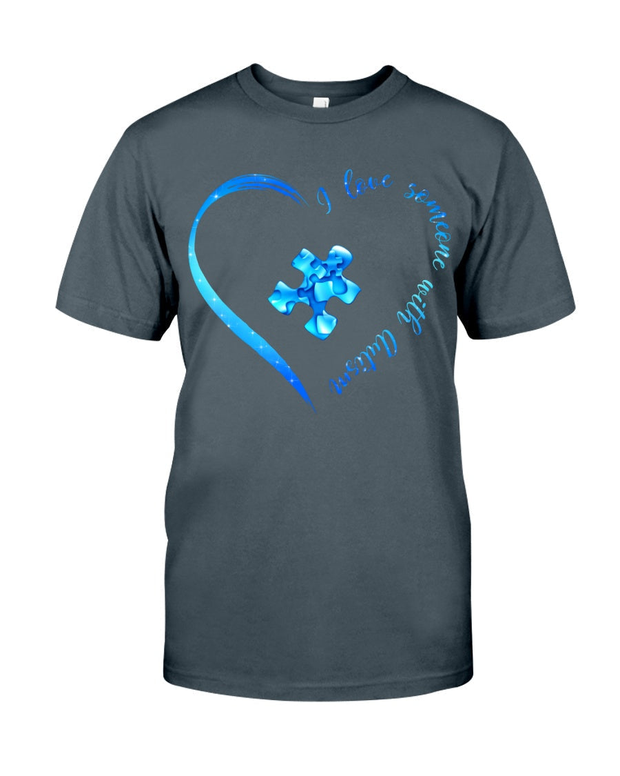 I Love Someone With Autism - Autism Awareness T-shirt and Hoodie 0520