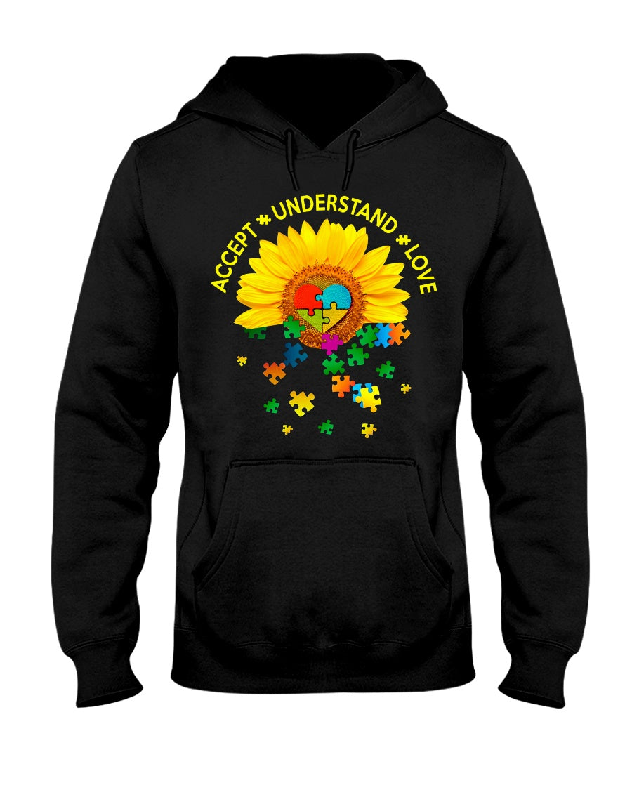 Autism Accept Understand Love - Autism Awareness T-shirt and Hoodie 0921