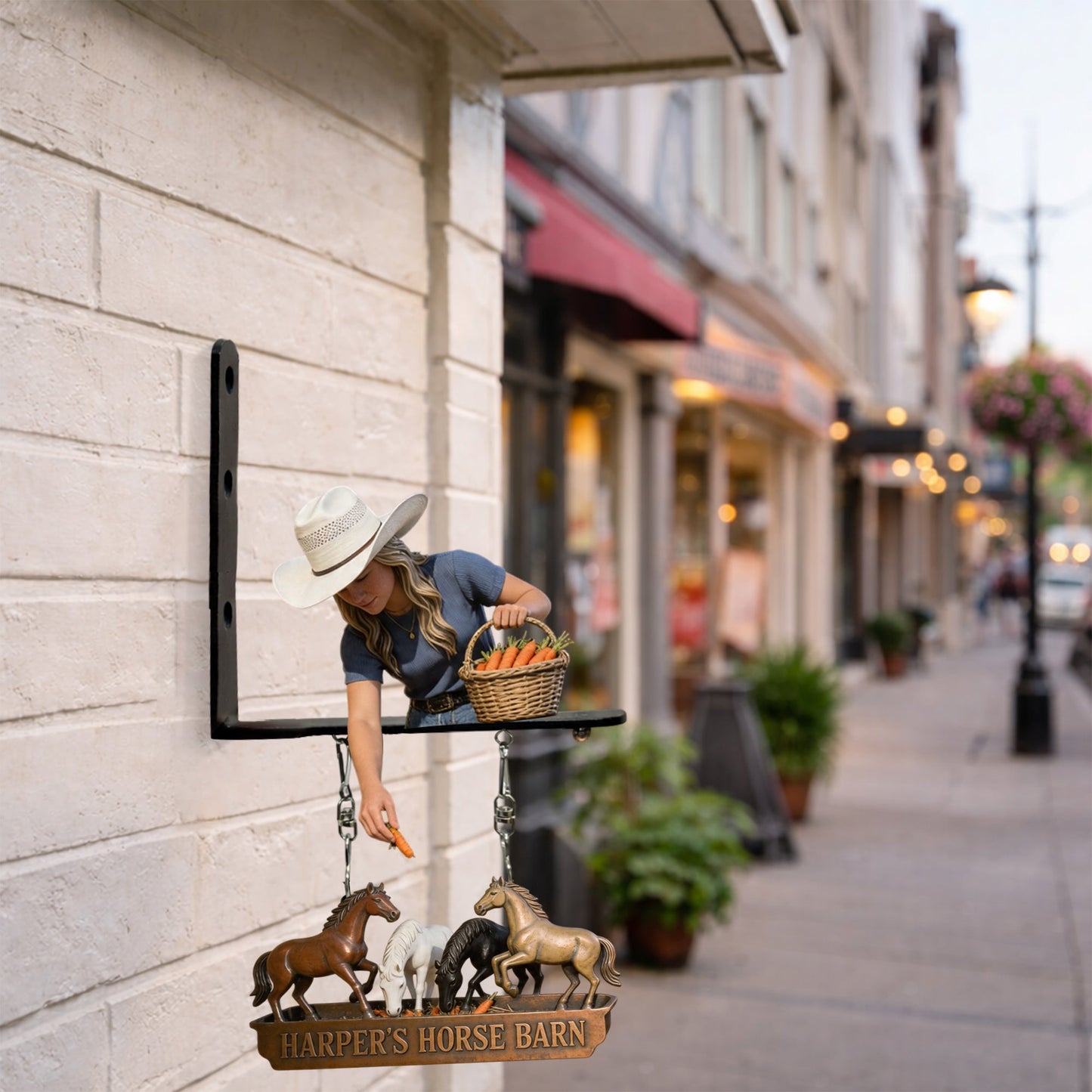 Custom Any Photo - Personalized Horse Wooden Wall Mount Sign