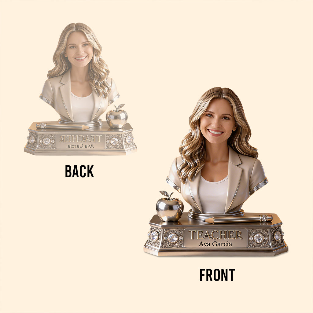 Custom Any Photo - Personalized Teacher Custom Shaped Acrylic Plaque