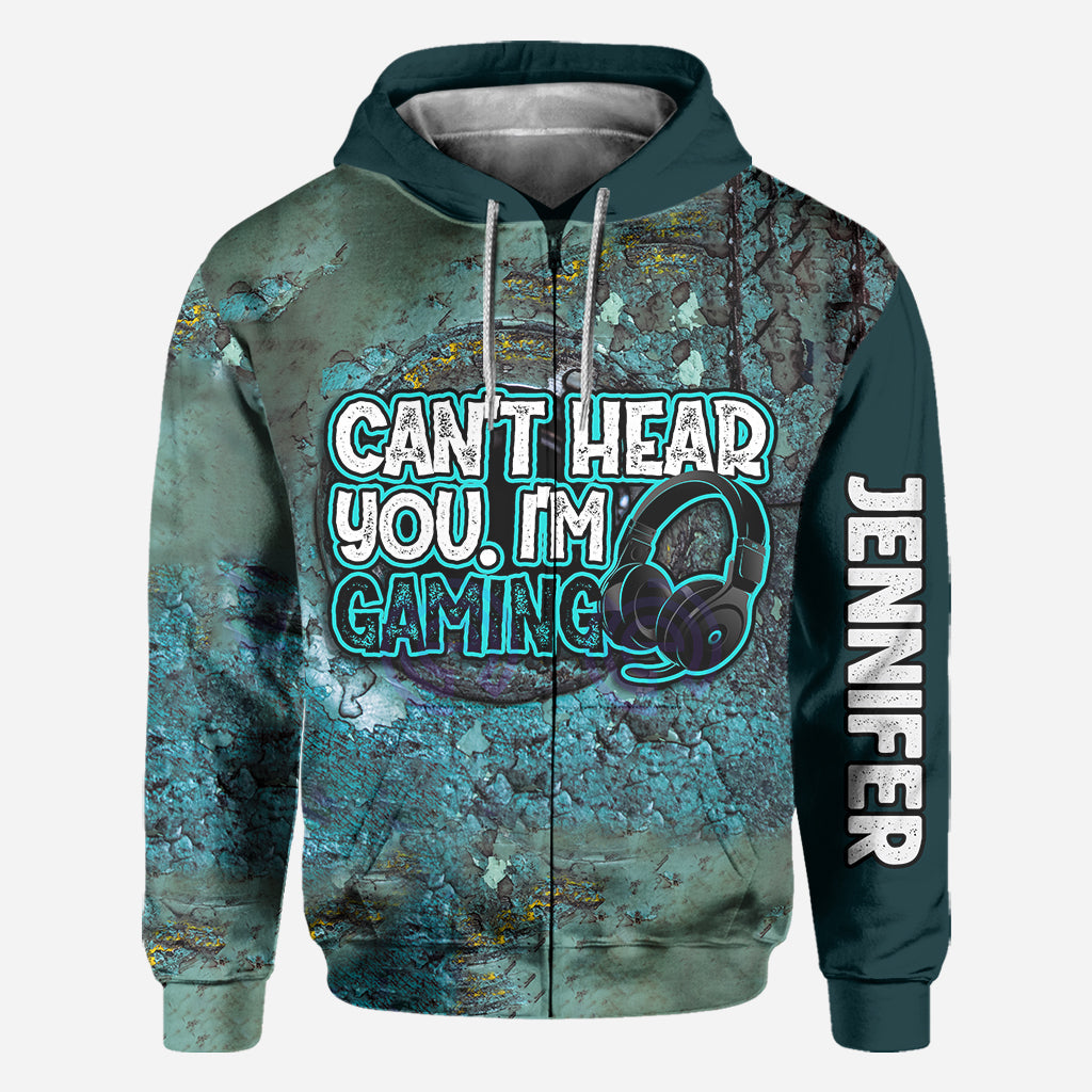Can't Hear You I'm Gaming - Personalized Video Game All Over Shirt