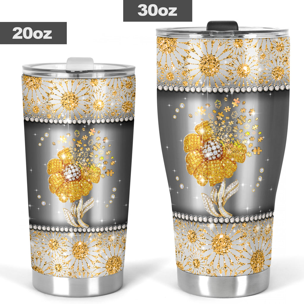 Accept Understand Love Autism Awareness Tumbler 0622