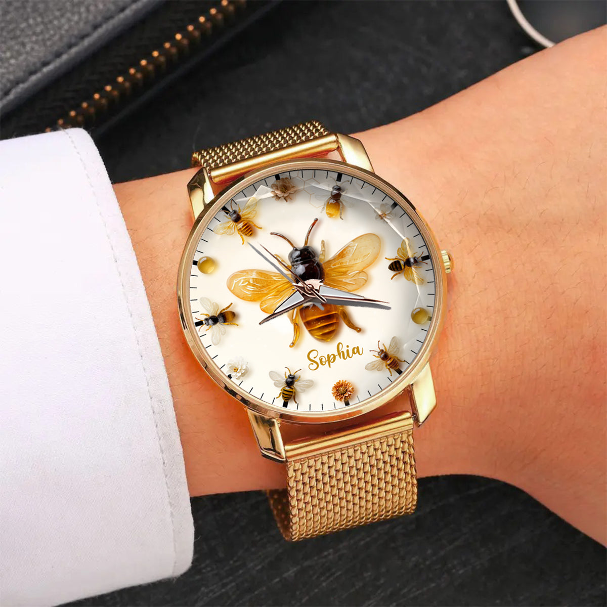 Just A Girl Who Loves Bees - Personalized Bee Women Hand Watch