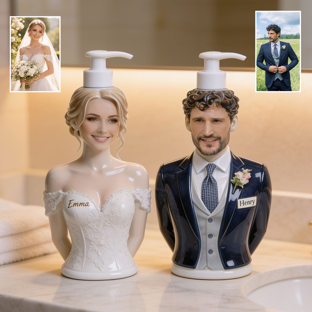 Happily Ever After - Personalized wedding anniversary Pump Dispenser