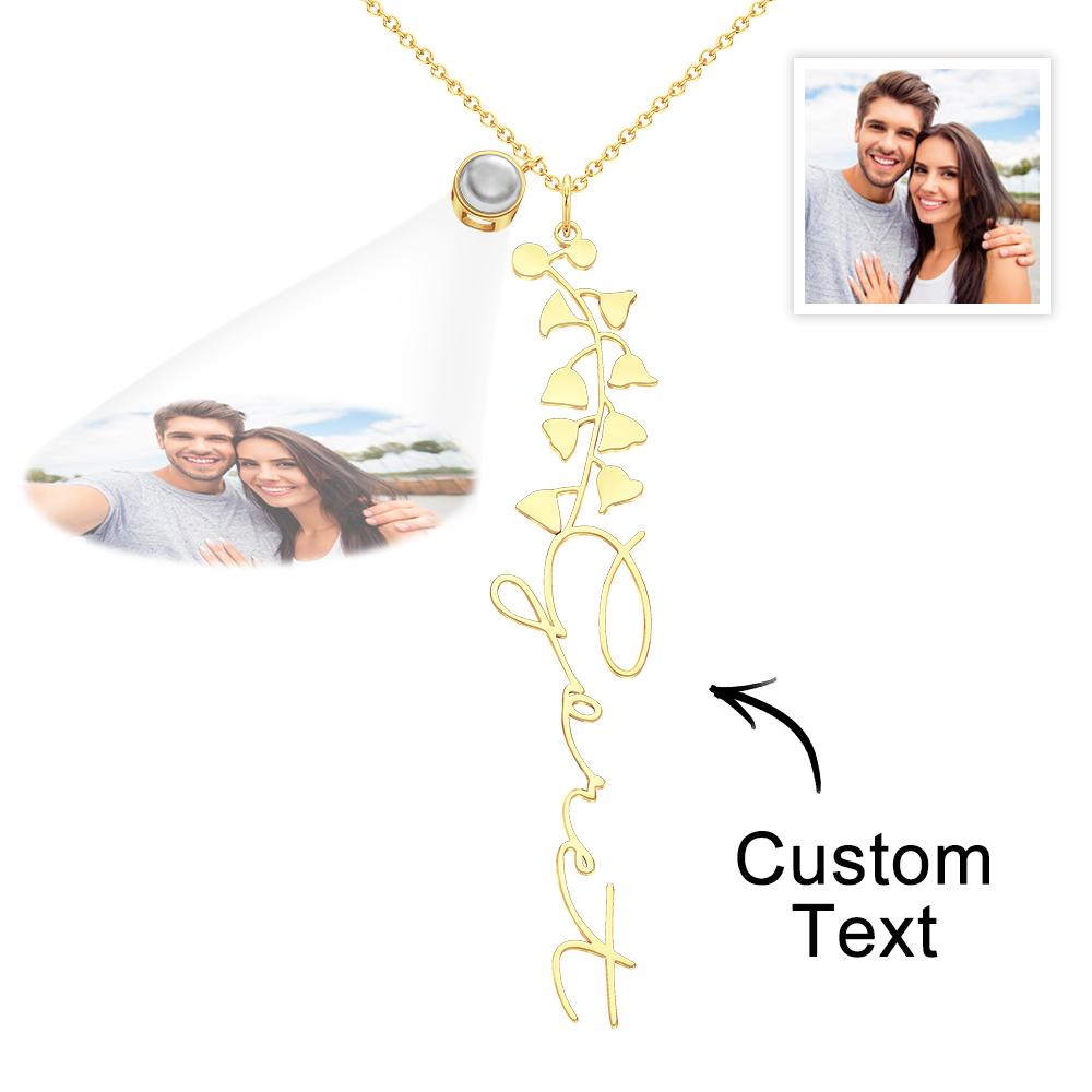 Birth Flower Photo Projection Charm - gift for anyone, who lost a loved one - Personalized Birth Flower Photo Projection Charm