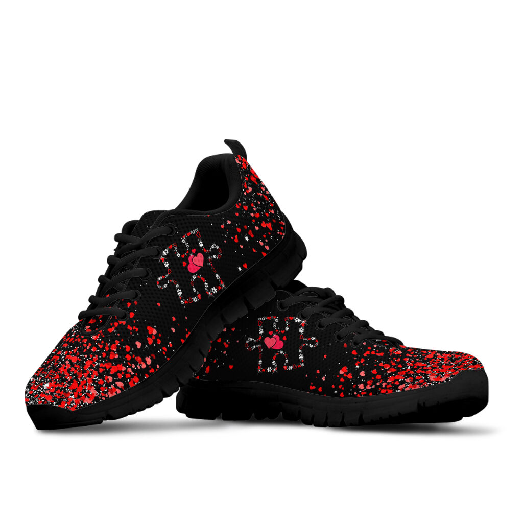 Autism Awareness Valentine Autism Awareness Sneakers 0622
