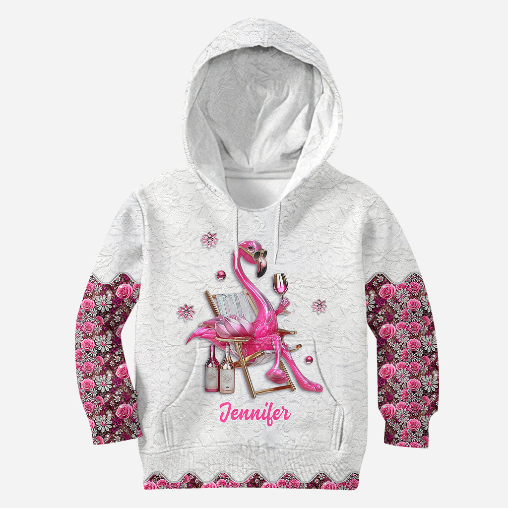 Be a Flamingo In a Flock of Pigeons - Personalized Flamingo All Over Shirt