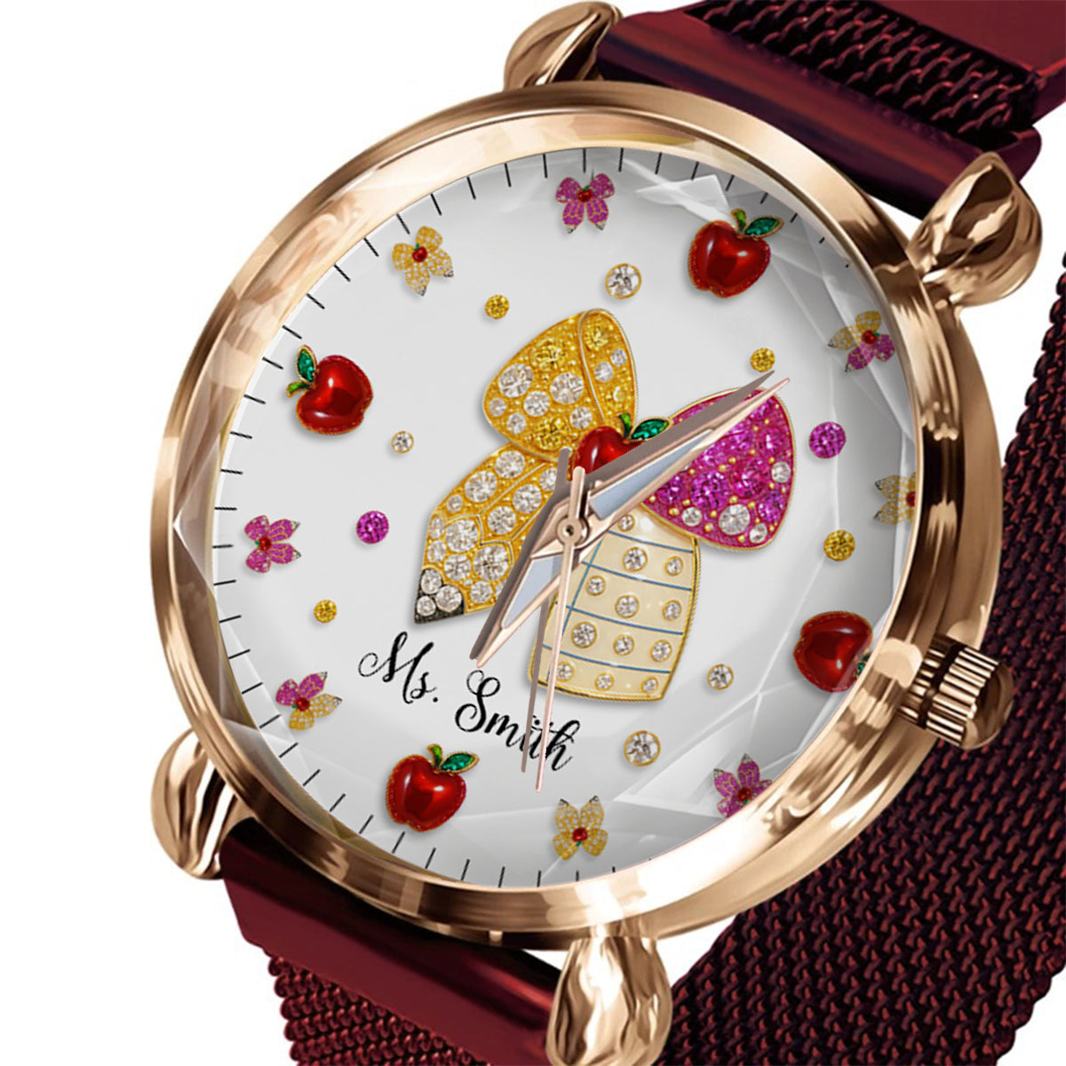 Love Being A Teacher - Personalized Teacher Women Hand Watch