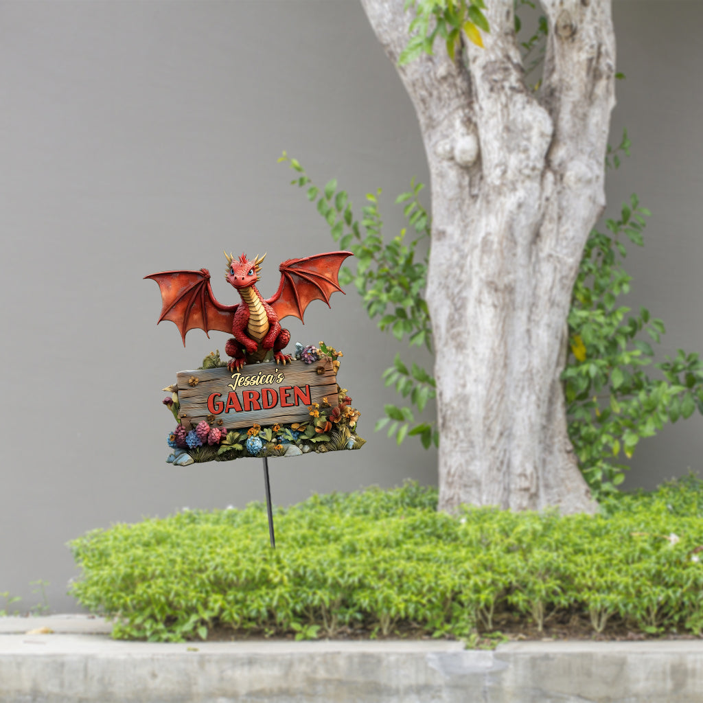 Dragon Metal Garden Art - Personalized Gardening Metal Garden Art