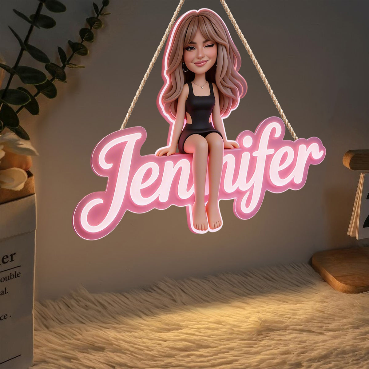 Custom Any Photo - Personalized Self Love LED Light Acrylic Sign