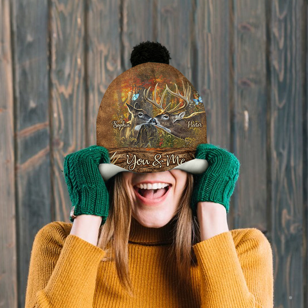 Hunting Couple It's You & Me - Personalized Hunting Beanie Hat