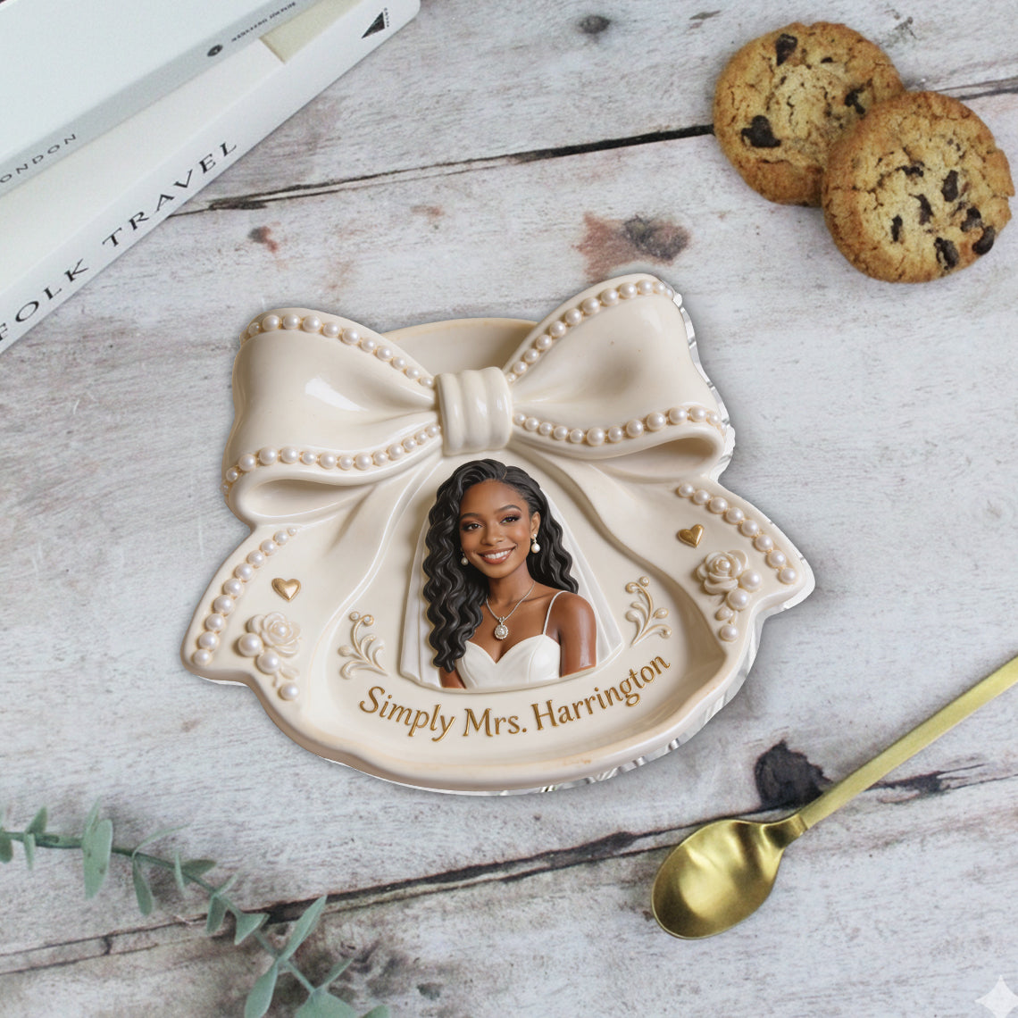Bridal Shower Gift - Personalized Wedding Catch-All Tray