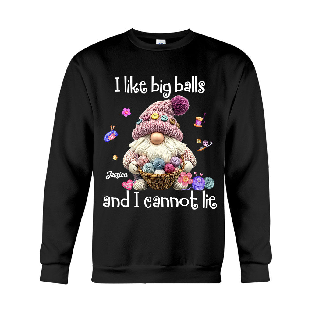 I Like Big Balls And I Cannot Lie - Personalized Crocheting T-shirt And Hoodie