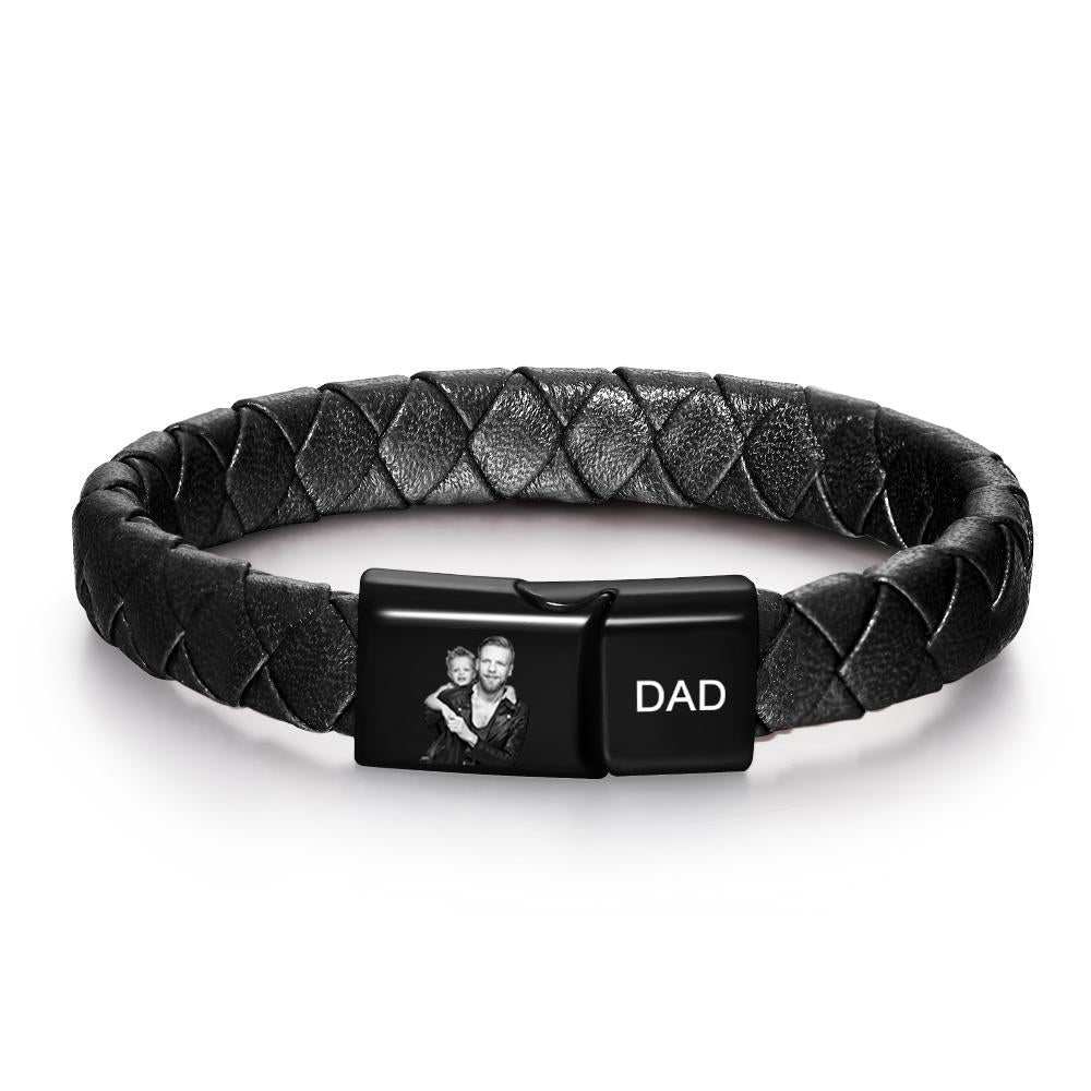 Any Photo - Personalized Photo Engraved Bracelet