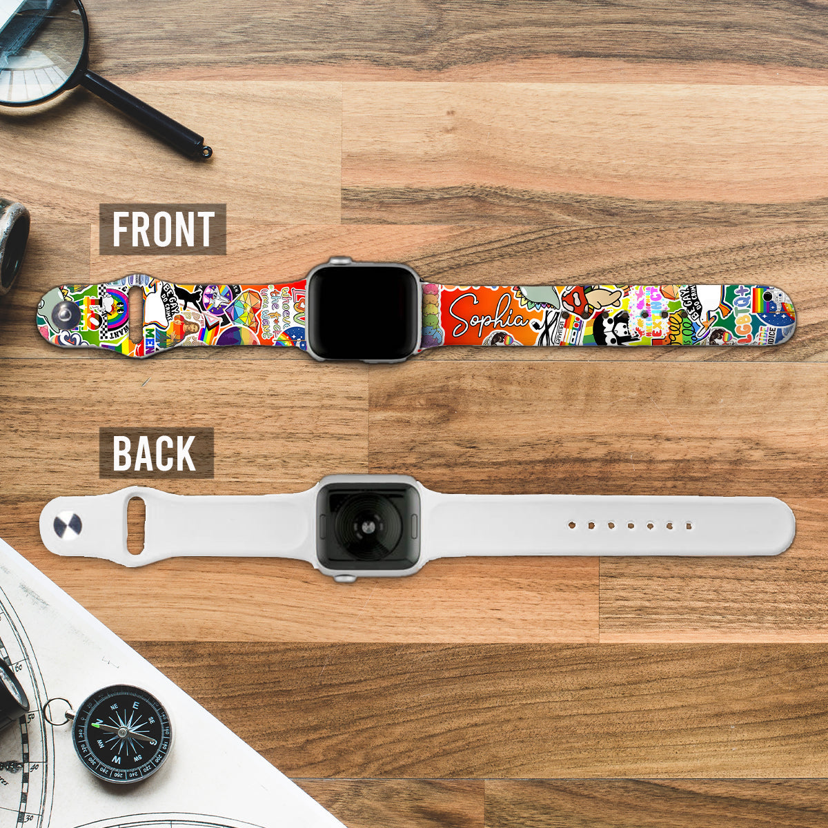 Be Kind - Personalized LGBT Support Apple Watch Band