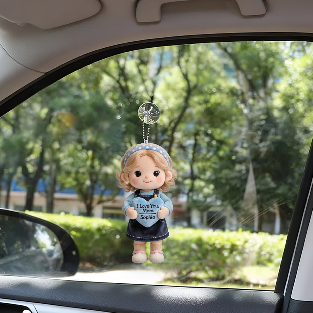 Cute Gift For Her, Your Companion - Personalized Mother Plush Keychain