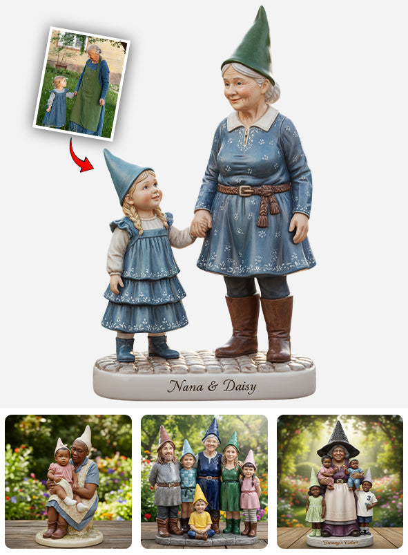 Grandma's Little Gnomes - Personalized Gardening Custom Shaped Acrylic Plaque