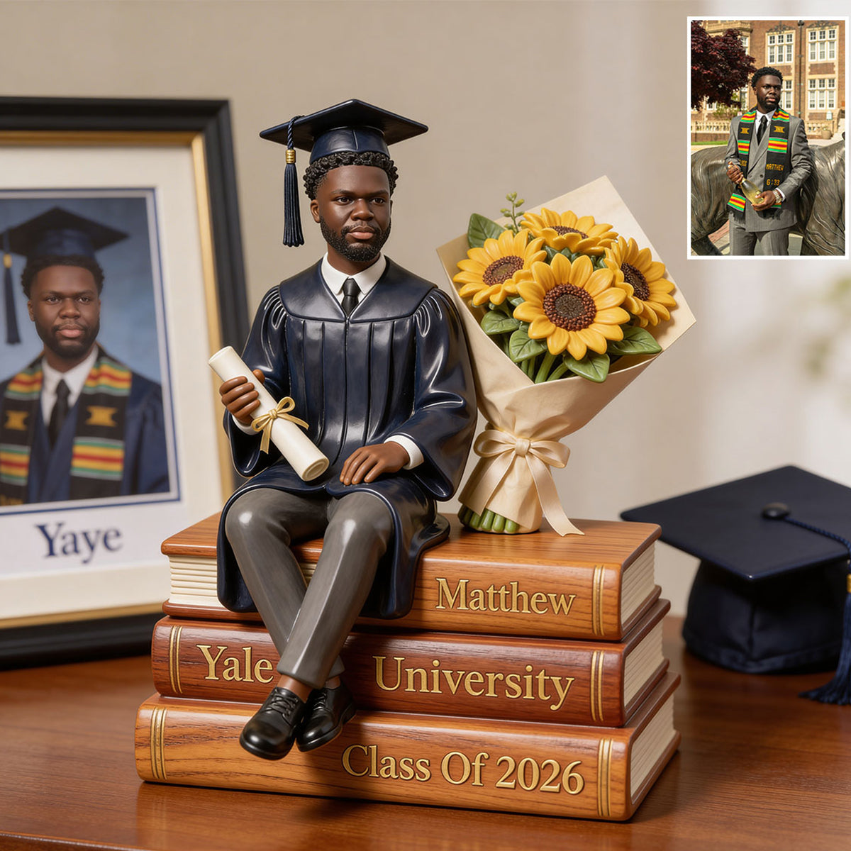 Look Who's Graduated - Personalized Graduation Custom Shaped Wood Plaque