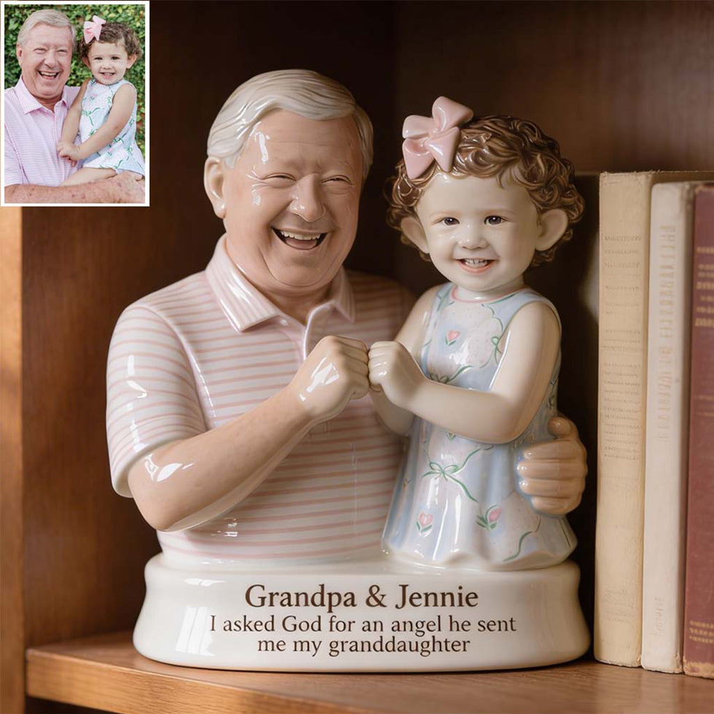 Eternal Bond - Personalized Grandma Custom Shaped Acrylic Plaque