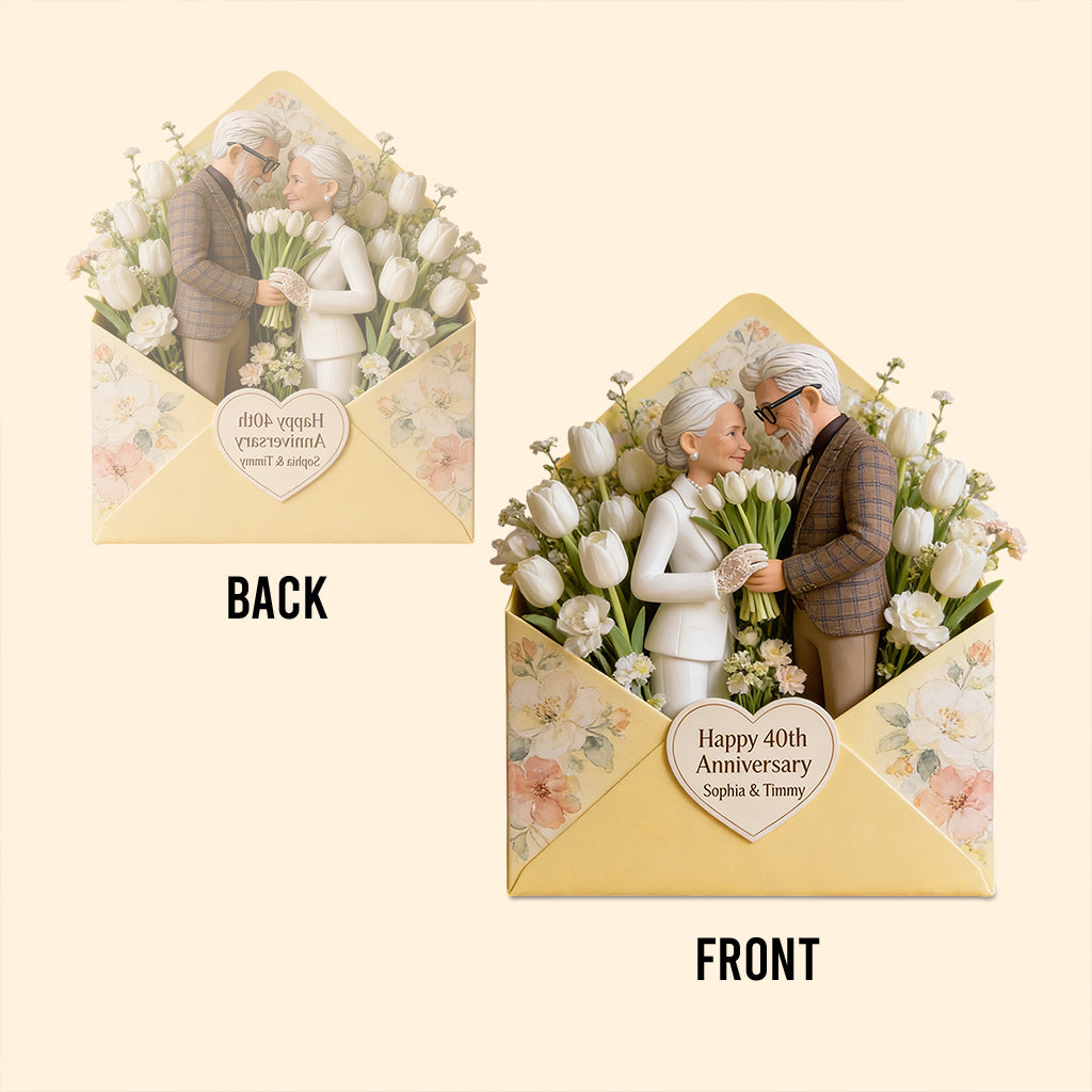 A Letter Of Me To You - Personalized Couple Custom Shaped Acrylic Plaque