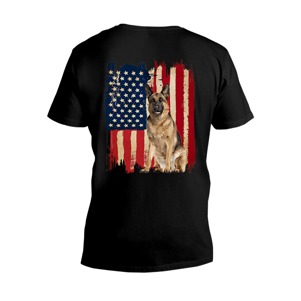 Puppy Flag - Personalized Dog T-shirt and Hoodie