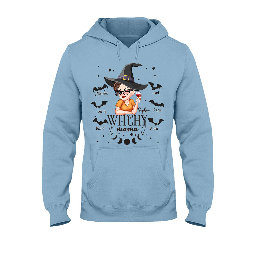 Witchy Mama Grandma - Personalized Witch T-shirt And Hoodie
