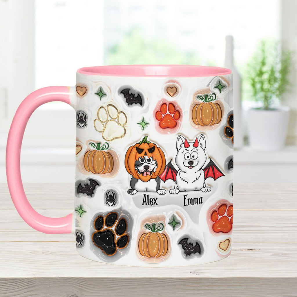 Spooky Dog Mama - Personalized Dog Accent Mug