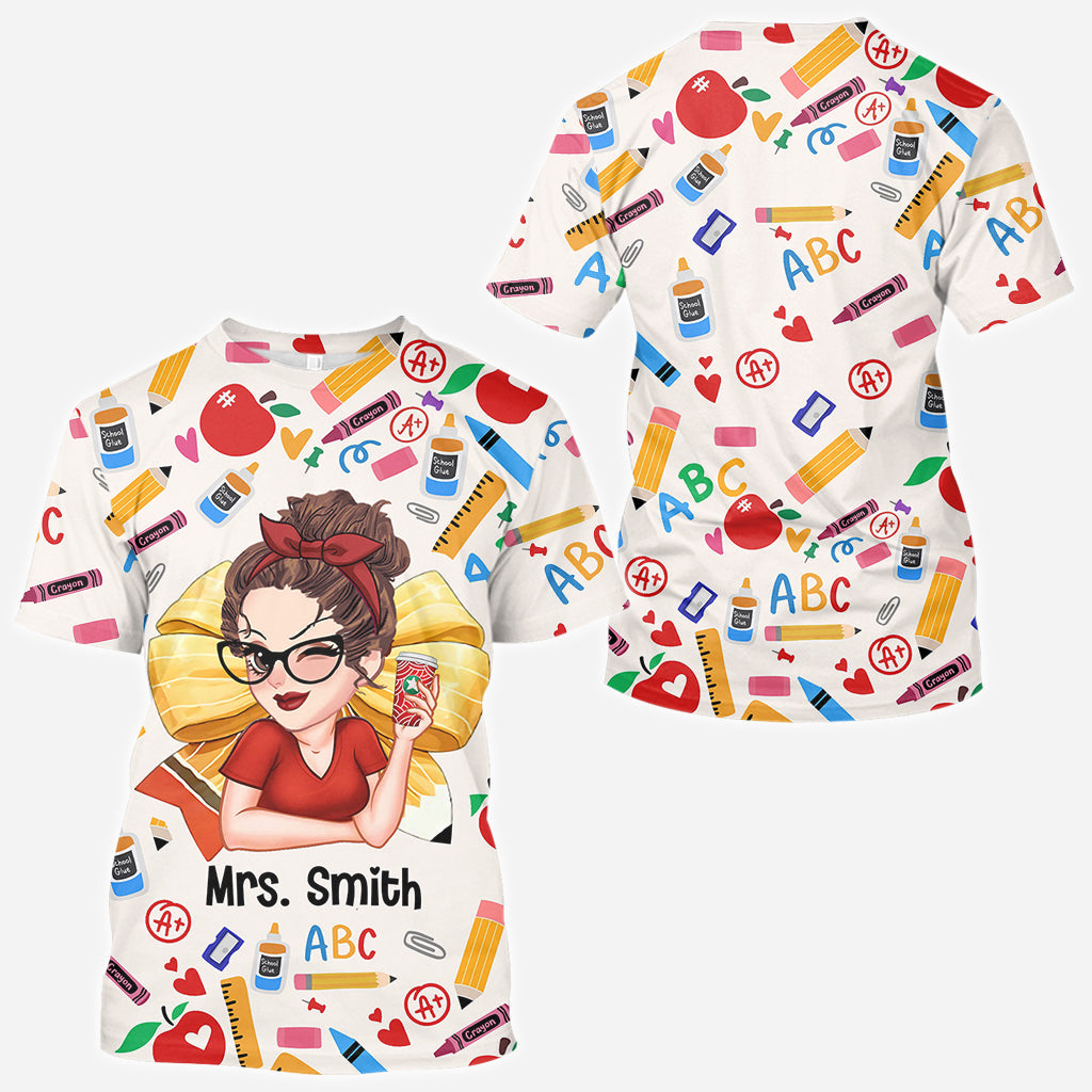 Teacher Life - Personalized Teacher All Over Shirt