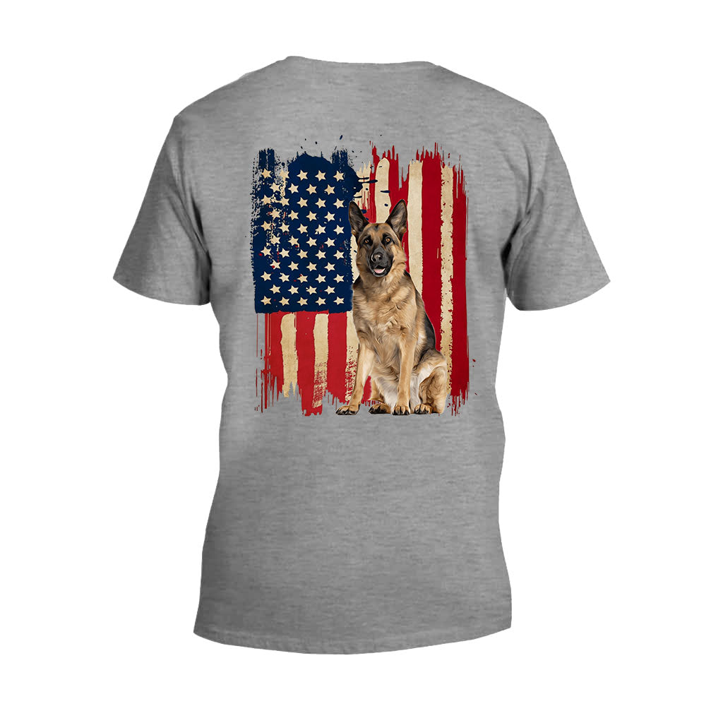 Puppy Flag - Personalized Dog T-shirt and Hoodie