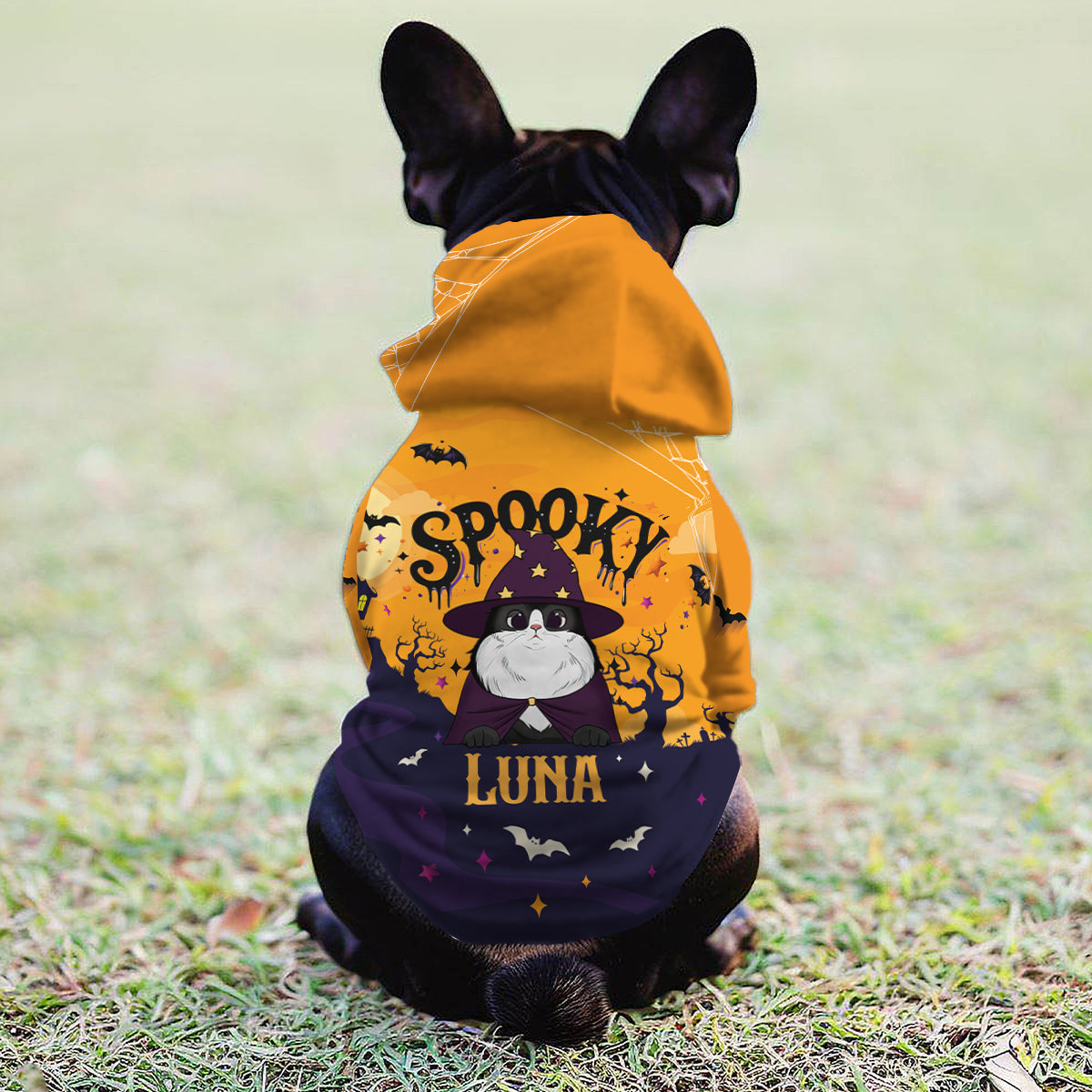 Spooky Dog Cat - Personalized Dog Pet Hoodie