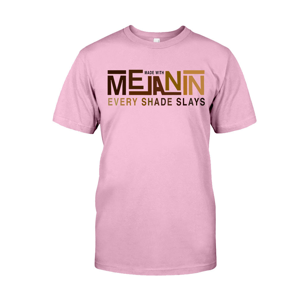 Made With Melanin - African American T-shirt And Hoodie