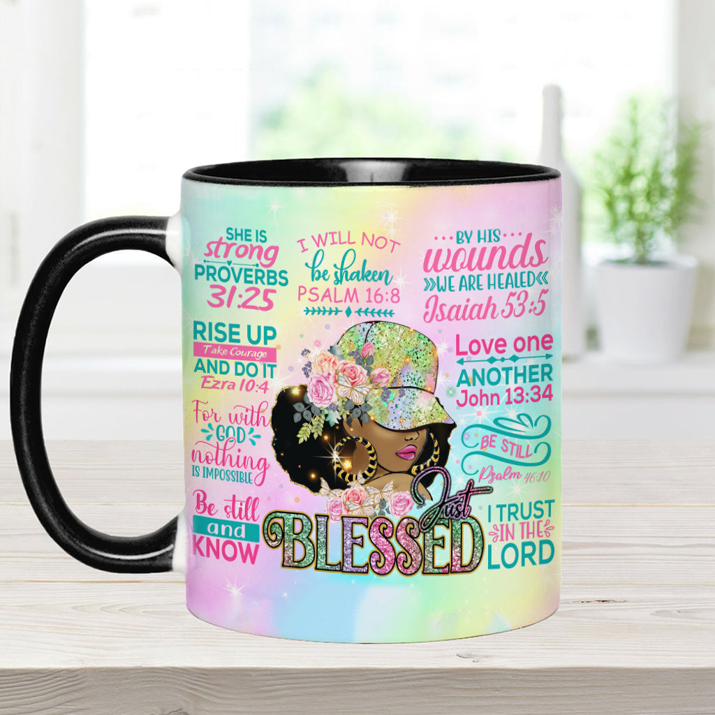 Proud Black Woman - Personalized African American Accent Mug