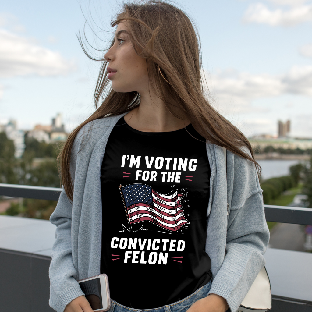 Trump Convicted Felon T-Shirt, 2024 Trump Shirt Republican T Shirt, Voting Shirt, MAGA 2024 Tee, Donald Trump Election Shirt